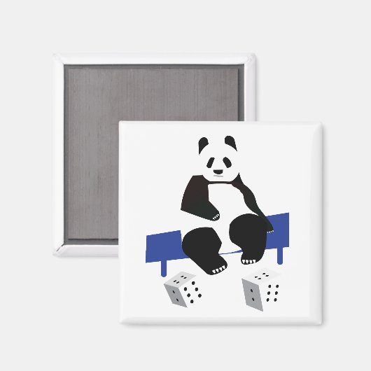Aimant Panda magnétique (Recto/Verso)