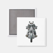 Aimant Panda motard (Recto/Verso)