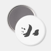Aimant Panda (noir) (Recto/Verso)