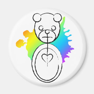 Aimant panda splatz.