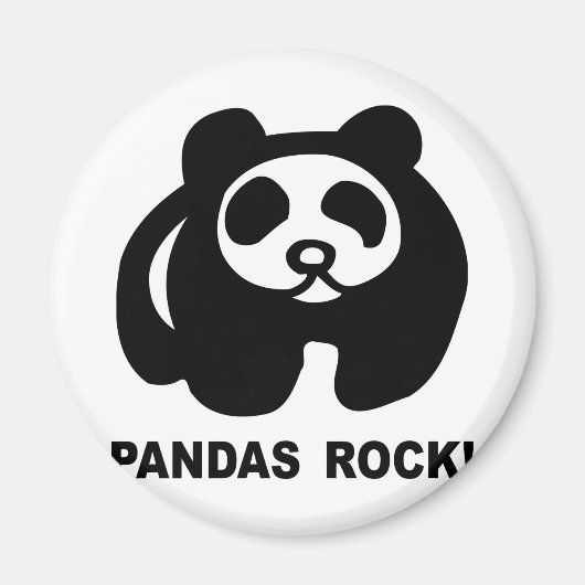 Aimant Pandas Rock (Devant)