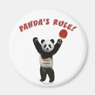 Aimant Panda's Rule Ping Pong