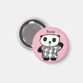 Aimant Pandy le Panda personnalisé (Recto/Verso)