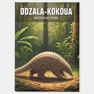 Aimant Pangolin dans le Parc national d'Odzala-Kokoua Con