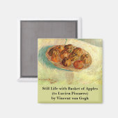 Aimant Panier de pommes à Pissarro par Vincent van Gogh (Recto/Verso)