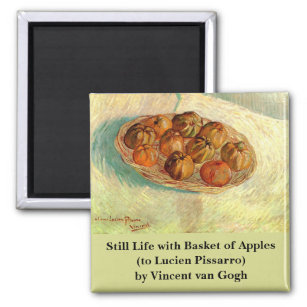 Aimant Panier de pommes à Pissarro par Vincent van Gogh