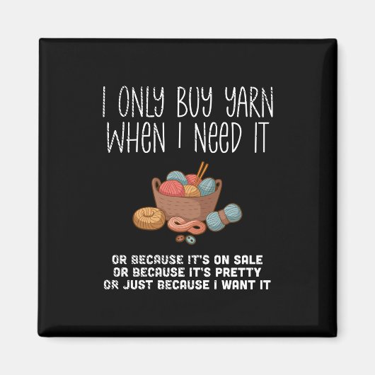 Aimant Panier Tricot tricot (Devant)