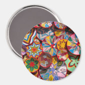 Aimant Paniers éthiopiens traditionnels (Recto/Verso)