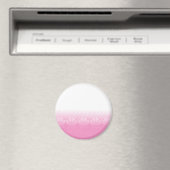 Aimant Paniers Roses Et Blancs Avec Arrière - plan De New (In Situ (Lave-vaisselle))