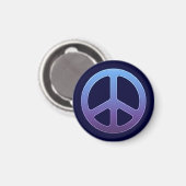 Aimant Panneau bleu de paix magnétique (Recto/Verso)