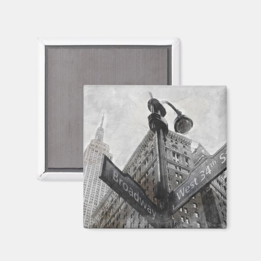 Aimant Panneau d'angle couleur large (Recto/Verso)