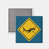 Aimant panneau de la route des requins (Recto/Verso)