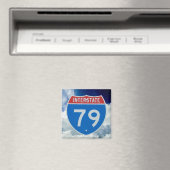 Aimant Panneau de l'Interstate 79, Panneau routier (In Situ (Lave-vaisselle))
