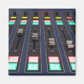 Aimant Panneau de mixage audio Studio, fermeture (Devant)