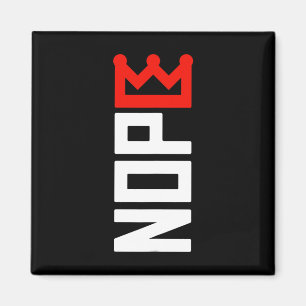 Aimant Panneau de protestation No Kings Vertical