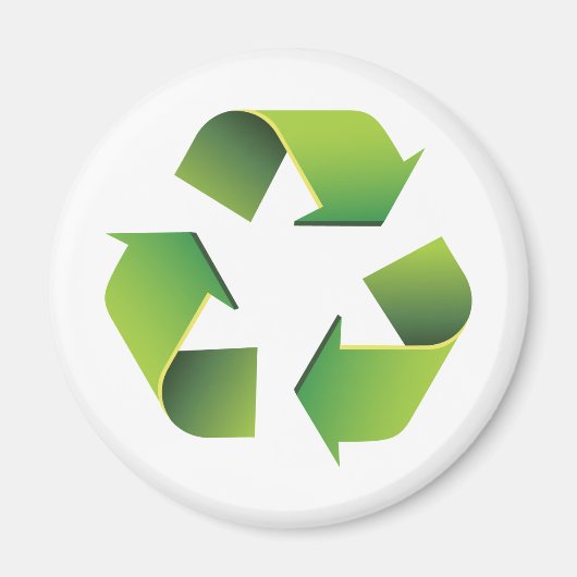 Aimant Panneau de recyclage (Devant)