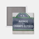 Aimant Panneau de rue de Paris (Recto/Verso)