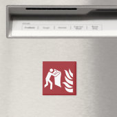 Aimant Panneau de sécurité de la couverture d'incendie (In Situ (Lave-vaisselle))