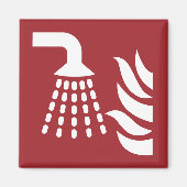 Aimant Panneau de sécurité de l'applicateur de brouillard (Devant)