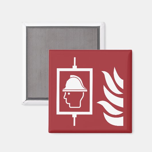 Aimant Panneau de sécurité de l'ascenseur des pompiers (Recto/Verso)