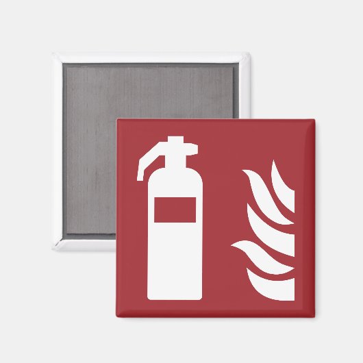 Aimant Panneau de sécurité de l'extincteur (Recto/Verso)