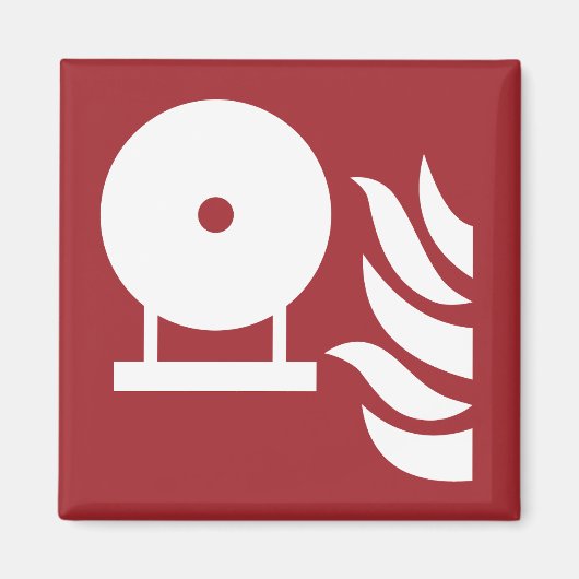 Aimant Panneau de sécurité de l'extincteur fixe (Devant)