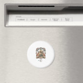 Aimant Panneau de sécurité Jésus Étiquette d'avertissemen (In Situ (Lave-vaisselle))