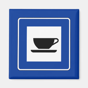 Aimant Panneau de signalisation café
