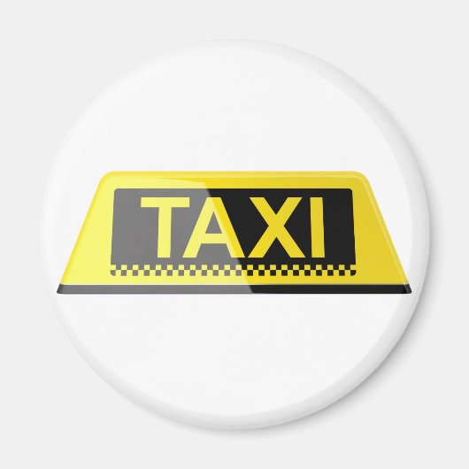 Aimant Panneau de taxi (Devant)