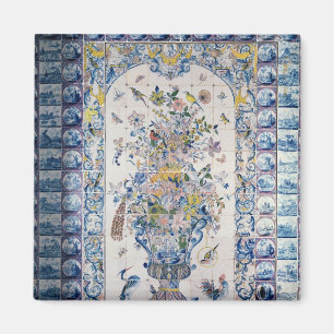 Aimant Panneau de tuile de Delft de la salle de bains