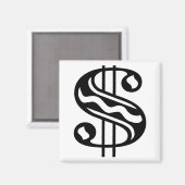 Aimant Panneau dollar (Recto/Verso)