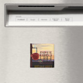 Aimant Panneau du marché de SeattlePike Place et vue sur  (In Situ (Lave-vaisselle))