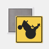 Aimant Panneau du tracteur (Recto/Verso)