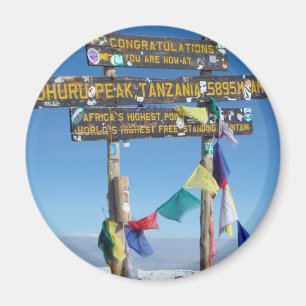 Aimant Panneau indicateur au sommet du Kilimanjaro kenya