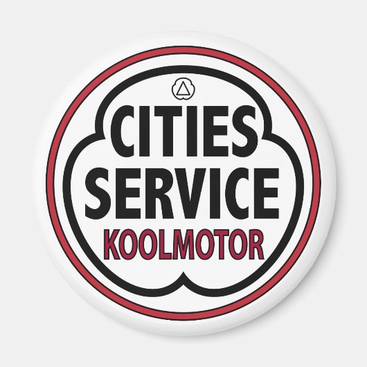 Aimant Panneau komotor vintage Cities Service (Devant)