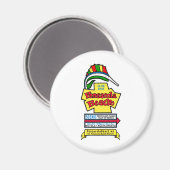 Aimant Panneau magnétique de la plage de Pensacola (Recto/Verso)