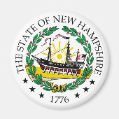 Aimant Panneau New Hampshire (Devant)