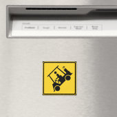 Aimant Panneau Panier de golf de prudence (In Situ (Lave-vaisselle))