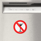 Aimant Panneau Pas d'alcool (In Situ (Lave-vaisselle))