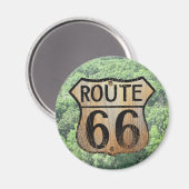 Aimant Panneau Route 66 - Produits multiples (Recto/Verso)