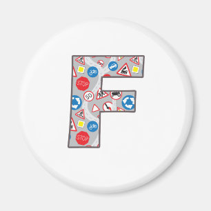 Aimant Panneau routier Fun F