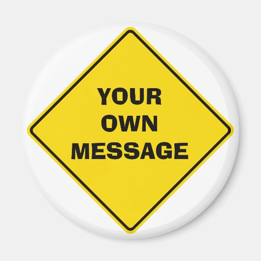 Aimant Panneau routier magnétique (Devant)