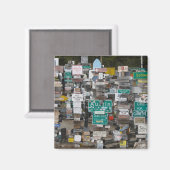 Aimant Panneau Watson Lake Post (Recto/Verso)