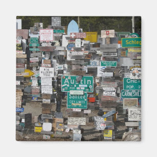 Aimant Panneau Watson Lake Post