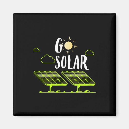 Aimant Panneaux solaires énergie solaire Aller Solaire Fu (Devant)