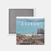 Aimant Panorama à Lisbonne. (Recto/Verso)