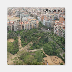 Aimant Panorama de Barcelone de Sagrada Familia