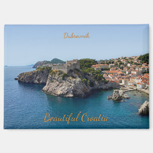 Aimant Panorama de Dubrovnik en Croatie voyage