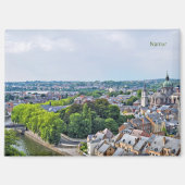 Aimant Panorama de la ville de Namur (Recto)