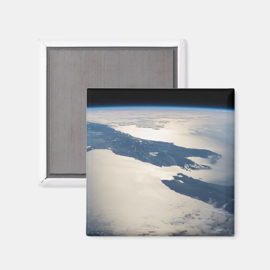 Aimant Panorama depuis l'espace Highlights Cook Strait (Recto/Verso)